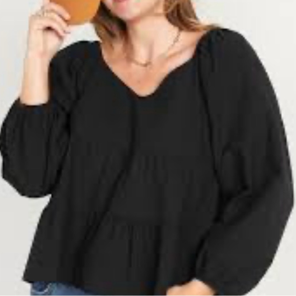 4X Old Navy plus size tiered swing top